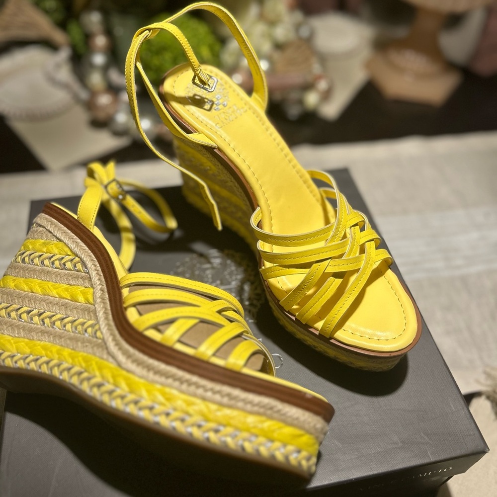 Vince Camuto Parys wedge sandals, size 11, brand new in box